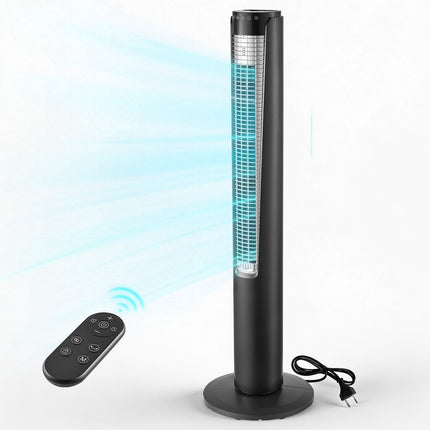 Tower Fan, 70 Oscillation, Remote Control, 12H Timer