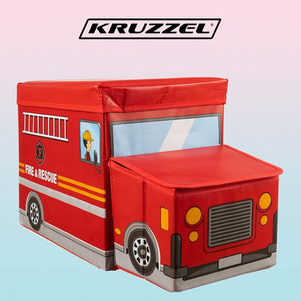 Žaislų skrynia/lagaminas - apsauga Kruzzel 22489
