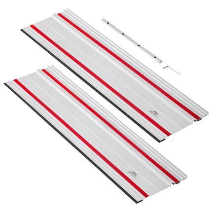 Track Saw Guide Rail Set, 2 x 698.5 mm, Connector