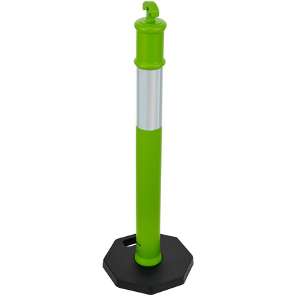 Traffic Delineator Posts, 3 Pack, 1140 mm, Reflective Weighted Base