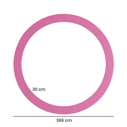 Batuto uždangalas, atsparus vandeniui, plyšimui, Ø366 cm, rožinis