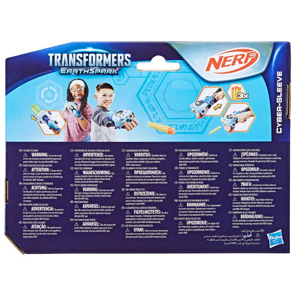 Transformers Earthspark vaidmenų žaidimo kibernetinis rankovės formos žaislas