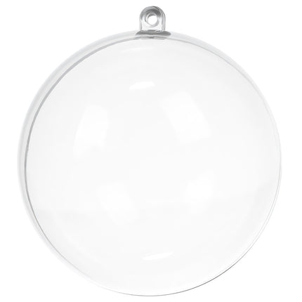 Transparent baubles 10 cm - set of 5 Ruhhy 22276