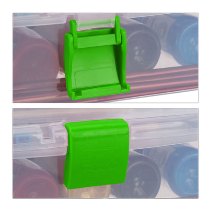 Skaidri plastikinė dėžutė