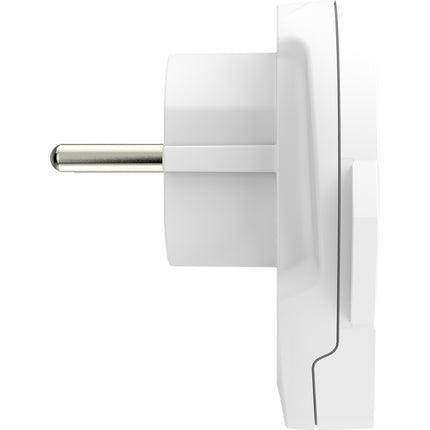 Travel adapter World to Europe USB-A 12W Grounded