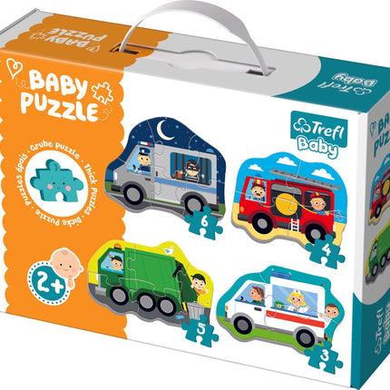 Trefl dėlionių rinkinys „Cars“
