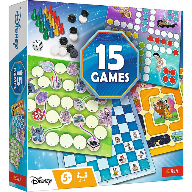 Trefl Disney 15in1 žaidimų rinkinys