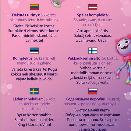 Trefl Gabby´s lėlių namelio stalo žaidimas Boom Boom