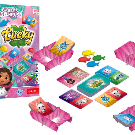 Trefl Gabby´s Lėlių namelio stalo žaidimas „Lucky“