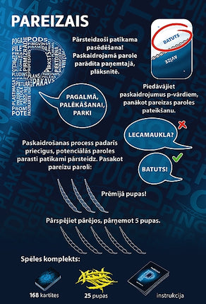 Trefl žaidimas tiesiog „P“ (latvių k.)