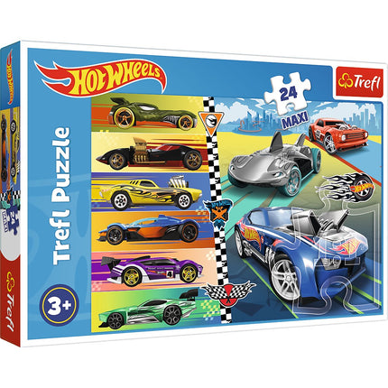 Trefl „Hot Wheels“ dėlionė „Maxi“, 24 detalės