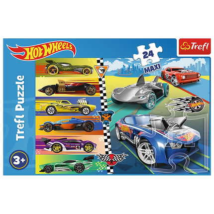 Trefl „Hot Wheels“ dėlionė „Maxi“, 24 detalės