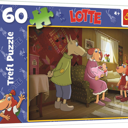 Trefl Lotte dėlionė, 60 detalių