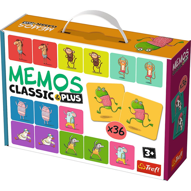 Trefl Memo Classic Plus garsas ir judesys