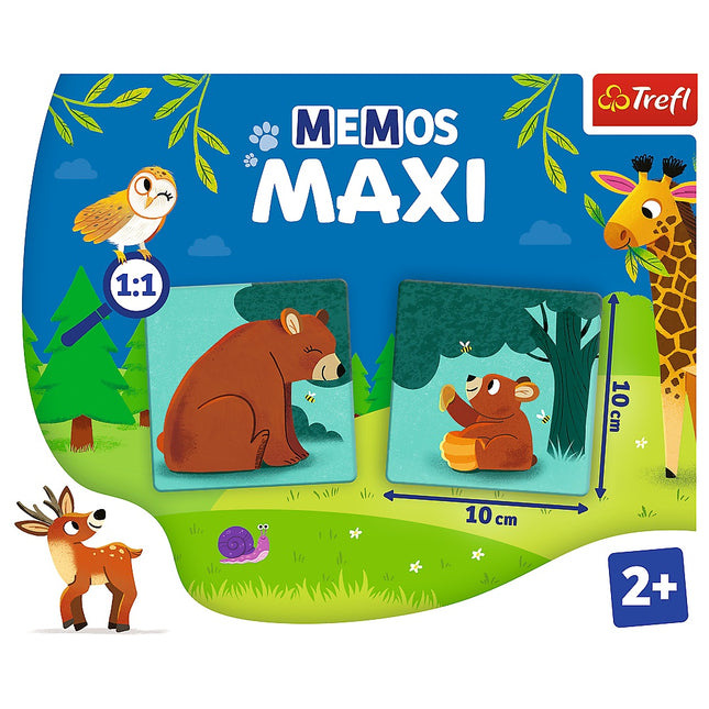 Trefl Memo Maxi gyvūnai