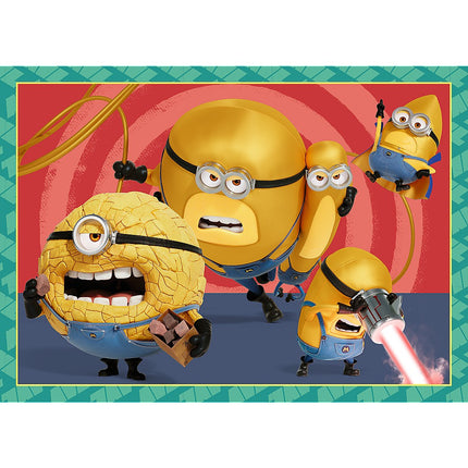 Trefl Minions dėlionių rinkinys 4 viename