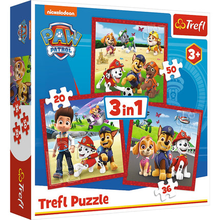 Trefl Paw Patrol galvosūkis 3 viename rinkinys