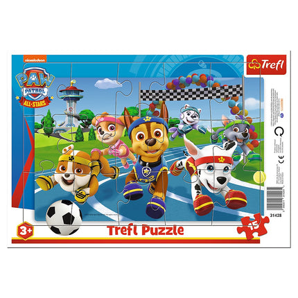 Trefl Paw Patrol galvosūkis rėmelyje, 15 vnt