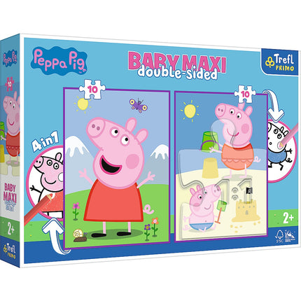 Trefl Peppa Pig Baby Maxi galvosūkis, 10X2 vnt