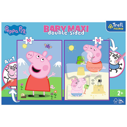 Trefl Peppa Pig Baby Maxi galvosūkis, 10X2 vnt