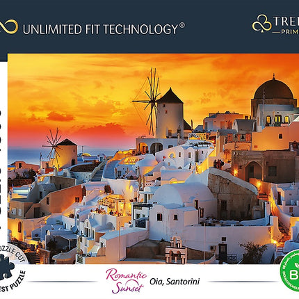 Trefl Prime dėlionė Romantiškas saulėlydis Santorini, 1500 detalių