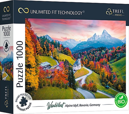 Trefl Prime Puzzle Wanderlust Bavaria, 1000 vnt