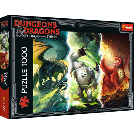Trefl dėlionė „Dungeons And Dragons“ - monstrai, 1000 detalių