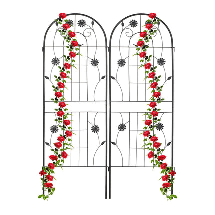 Grotelės 150 cm, 2 vnt. juodos