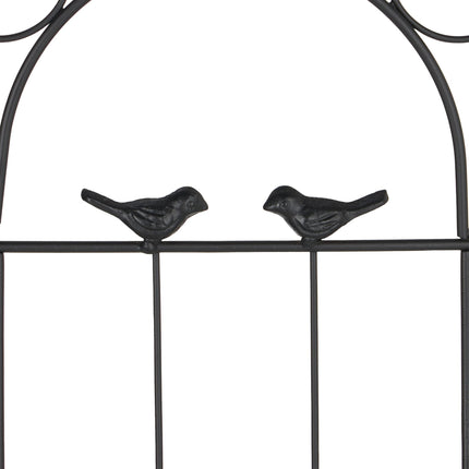 Grotelės 150 cm, 2 vnt. juodos