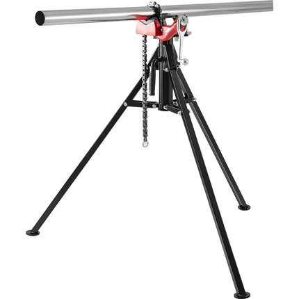 Tripod Pipe Chain Vise, 1/8–5 in, Folding Steel Legs
