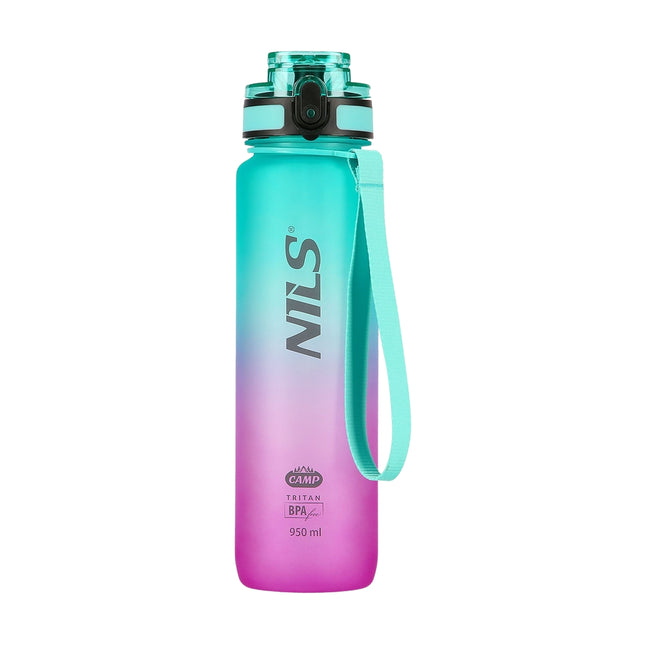 Tritano vandens buteliukas, žaliai rožinis, nepralaidus, 500 ml