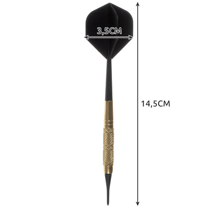 Trizand Shafts Darts Darts Darts 12 strėlyčių rinkinys, 212 vnt.