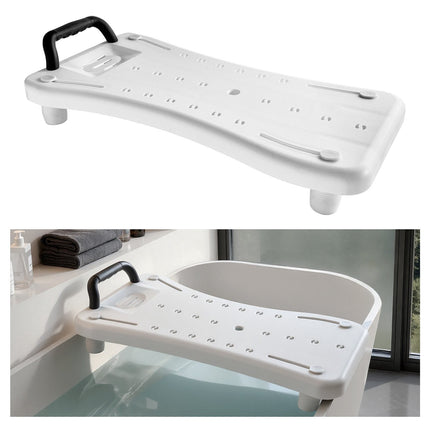 Tub Transfer Bench with Handle, 150 kg, Fits 41–62 cm
