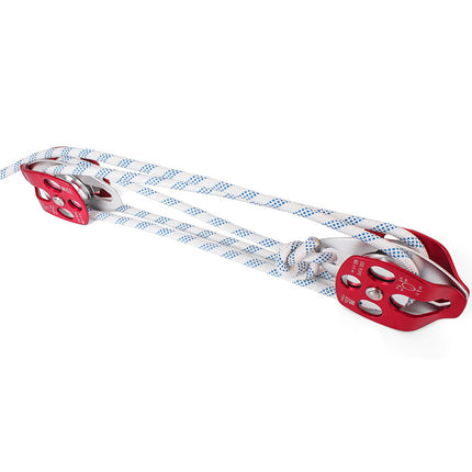 Twin Sheave Block and Tackle, 1/2 In x 200 Ft, 7700 Lb