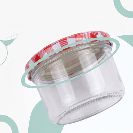 Twist-Off Jam Jars, 220 ml Set, Airtight Screw-Top