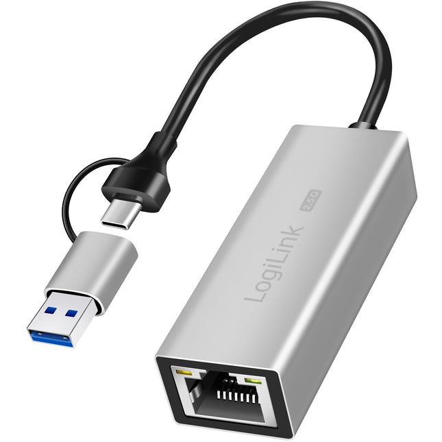 USB-A/USB-C -> 2.5 Gigabit Network adapter RJ45