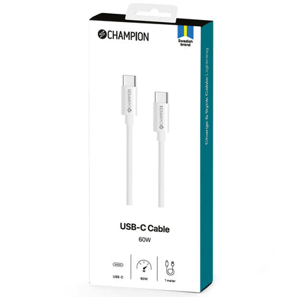 USB-C Cable 60W 1m White