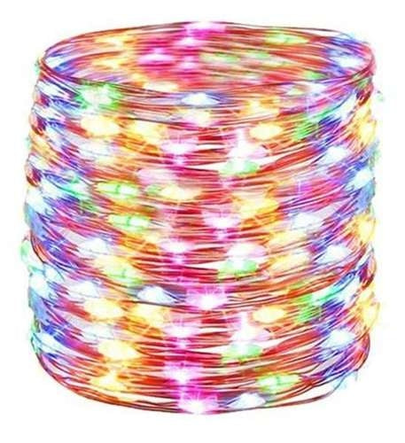 Kalėdinės USB lemputės - 300 LED daugiaspalvių laidų