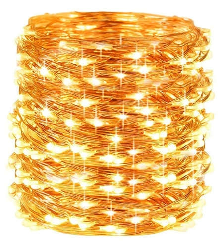 Kalėdinės USB lemputės - laidai 300 LED šiltai balta