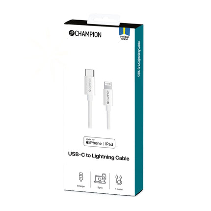 USB-C to Lightning Cable 1m White