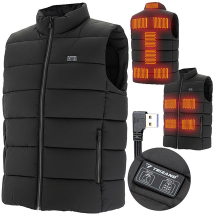 Šildoma liemenė su USB jungtimi, 11 zonų, unisex, M dydis