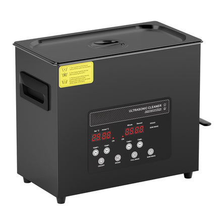 Ultrasonic Cleaner 6L, 40kHz 180W, Heater & Timer