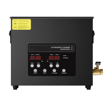 Ultrasonic Cleaner 6L, 40kHz 180W, Heater & Timer