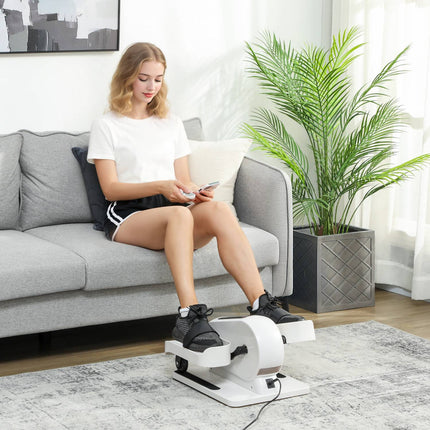 Po stalu dedamas elektrinis elipsinis treniruoklis, 12 greičių, 7 pasipriešinimo lygiai
