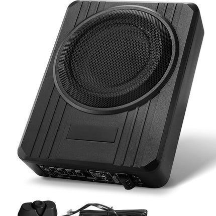 Underseat Car Subwoofer 8 Inch, 400W Powered Amp