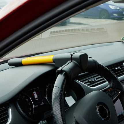 Universalus automobilio vairo užraktas - apsaugos nuo vagystės įrenginys