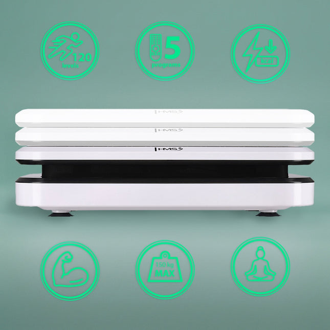 Vibracijos platforma su atsispaudimų strypais, „Bluetooth“, 5 programos