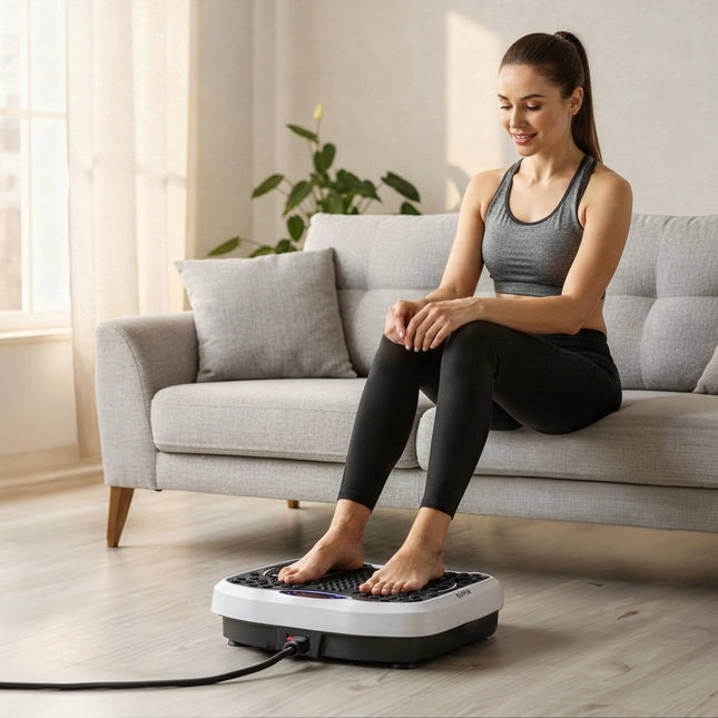 Vibracijos platforma su pasipriešinimo juostomis, „Bluetooth“, 5 programos