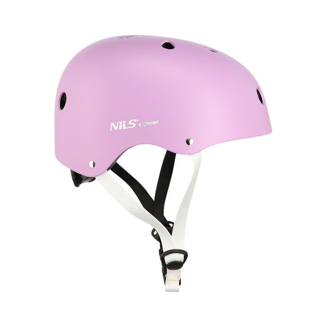 Violetinis L dydžio šalmas - 58-61 cm