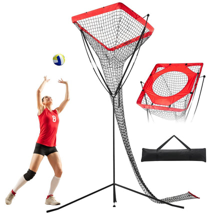 Volleyball Setter Training Net, Adjustable Height & Angle